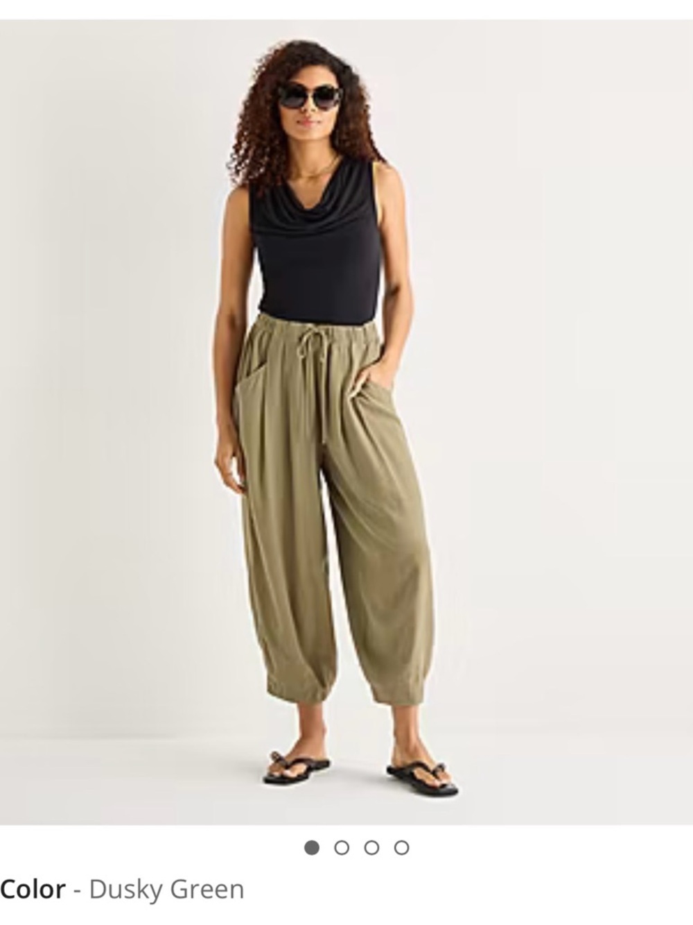 New!a.n.a Womens Cinched Pull-On Pant